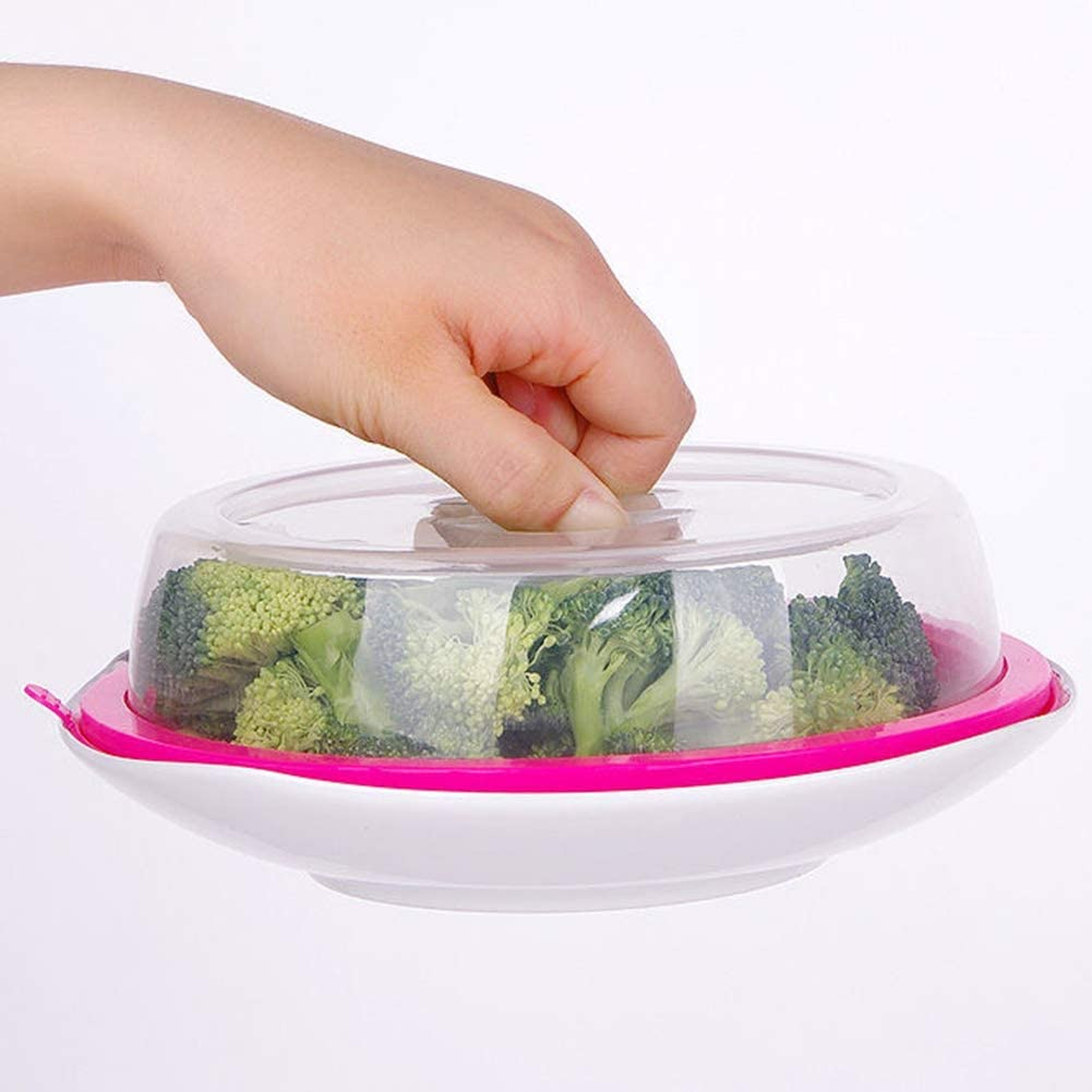 Multifunctional Reusable Plastic Food Cover, Plate cover, Microwave Oven Oil Cap