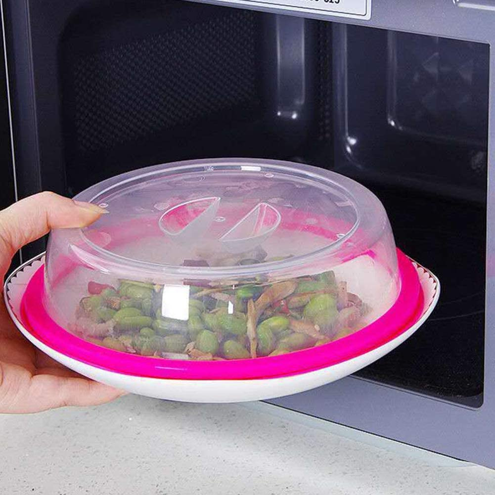 Multifunctional Reusable Plastic Food Cover, Plate cover, Microwave Oven Oil Cap