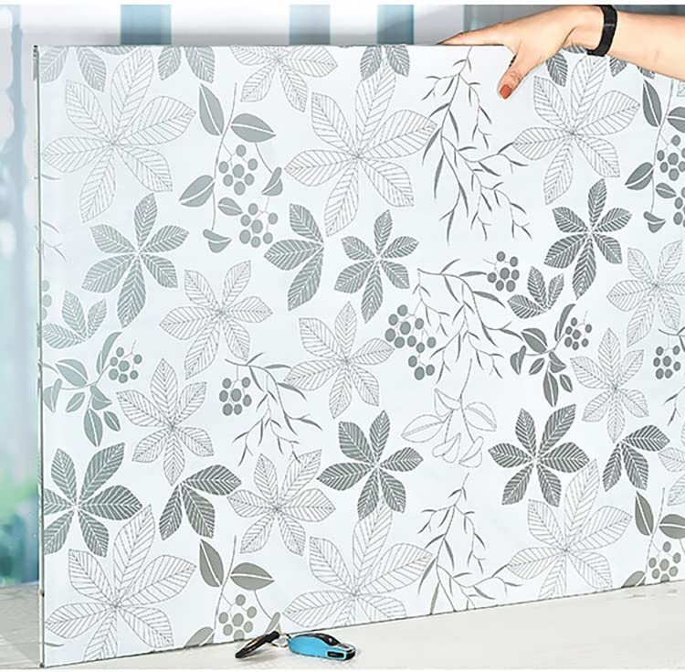 Flower Design Self-Adhesive Privacy Glass/Window Film - 45x200 cm