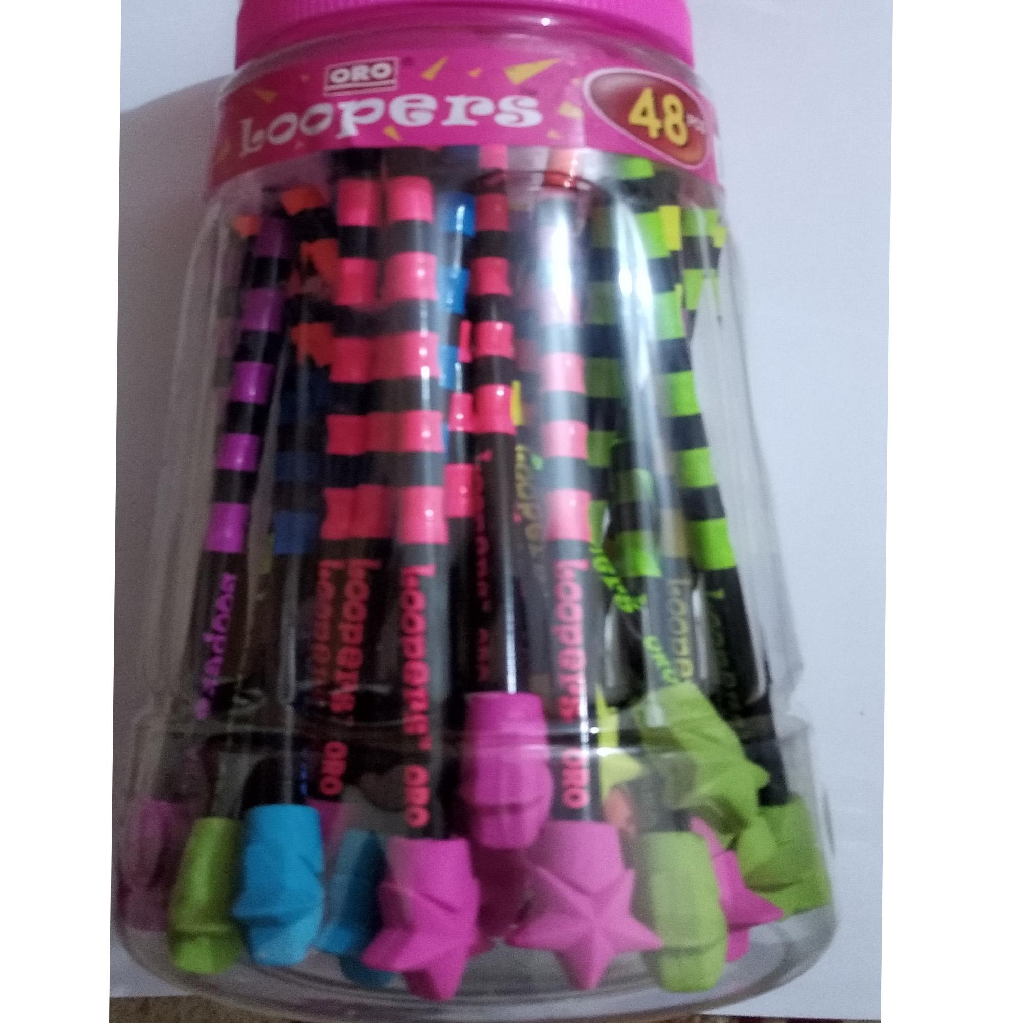 ORO Loopers Pencil Art # 903 Multi Color (48 Pcs)