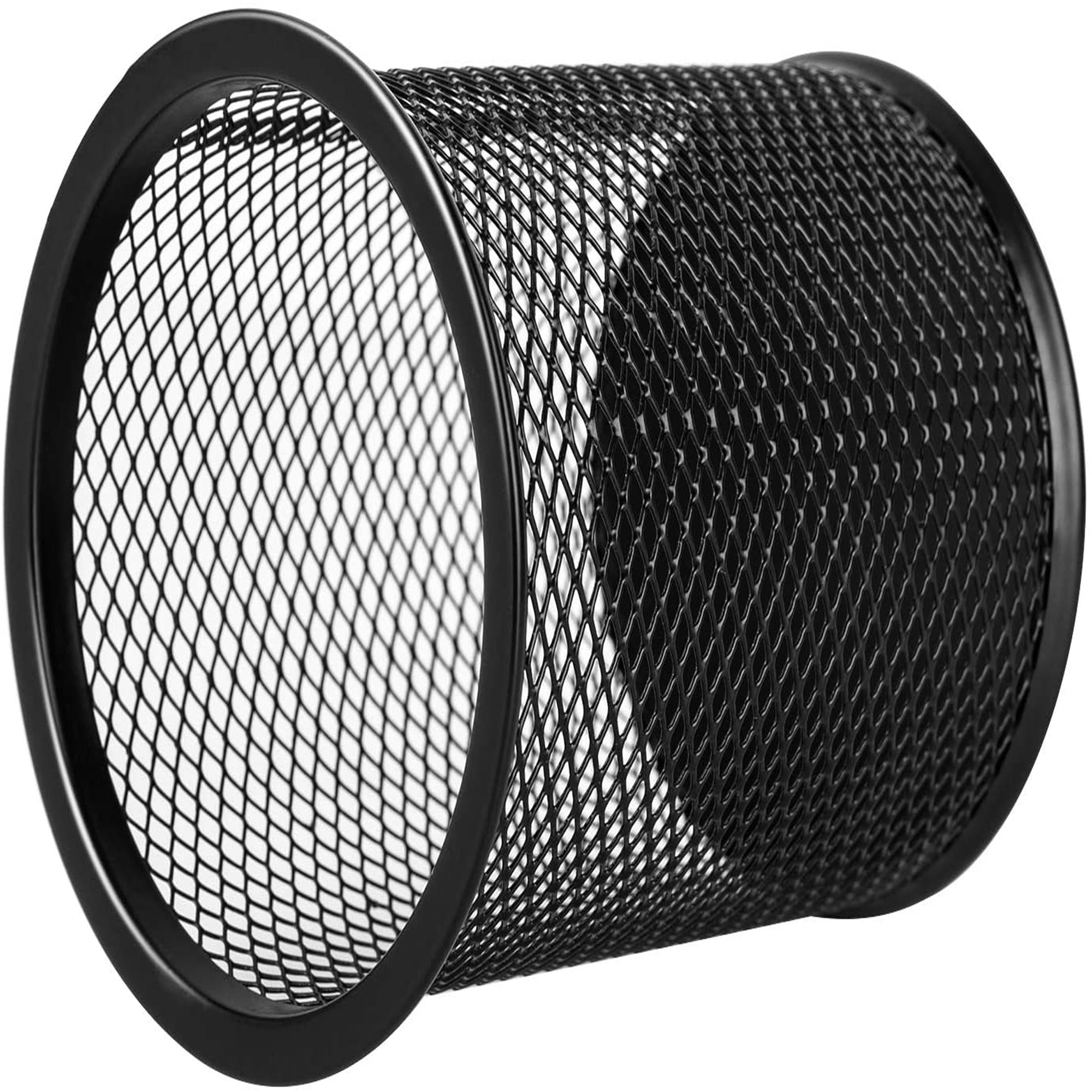 Metal Mesh Pen Container Pen Pencil Holder Organizer Cosmetic Round Pen Stand Ho