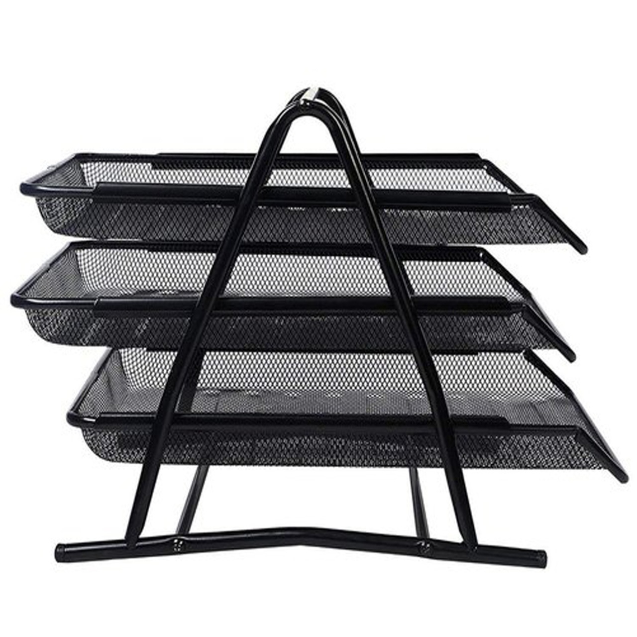 Heavy Duty Metal 3 Tier story Desktop Document Letter Tray