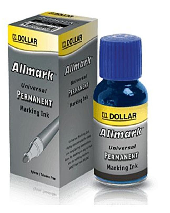 Pack Of 2 Permanent Marker Ink-15Ml-Blue & Black (1 Pcs)