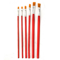 Artistic Paint Brush / Flat Brush / Imported Paint Brush (6 Pc Set) Art # SS -6p