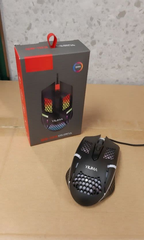 Colorful RGB Light Wired Gaming Mouse QS-103 Yilima