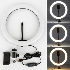 20cm Speed-X Beauty Live Ring Light Photography Mobile Selfie LED Dimmable with