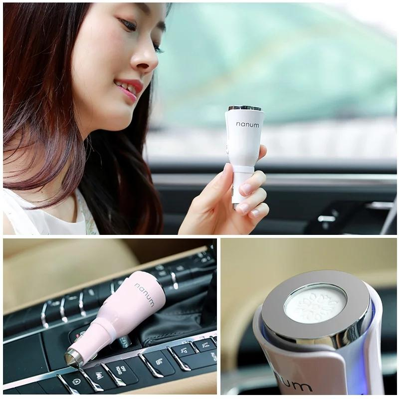 Home & Car Aroma Diffuser Car Aromatherapy Mat Diffuser with Dual Power USB Car