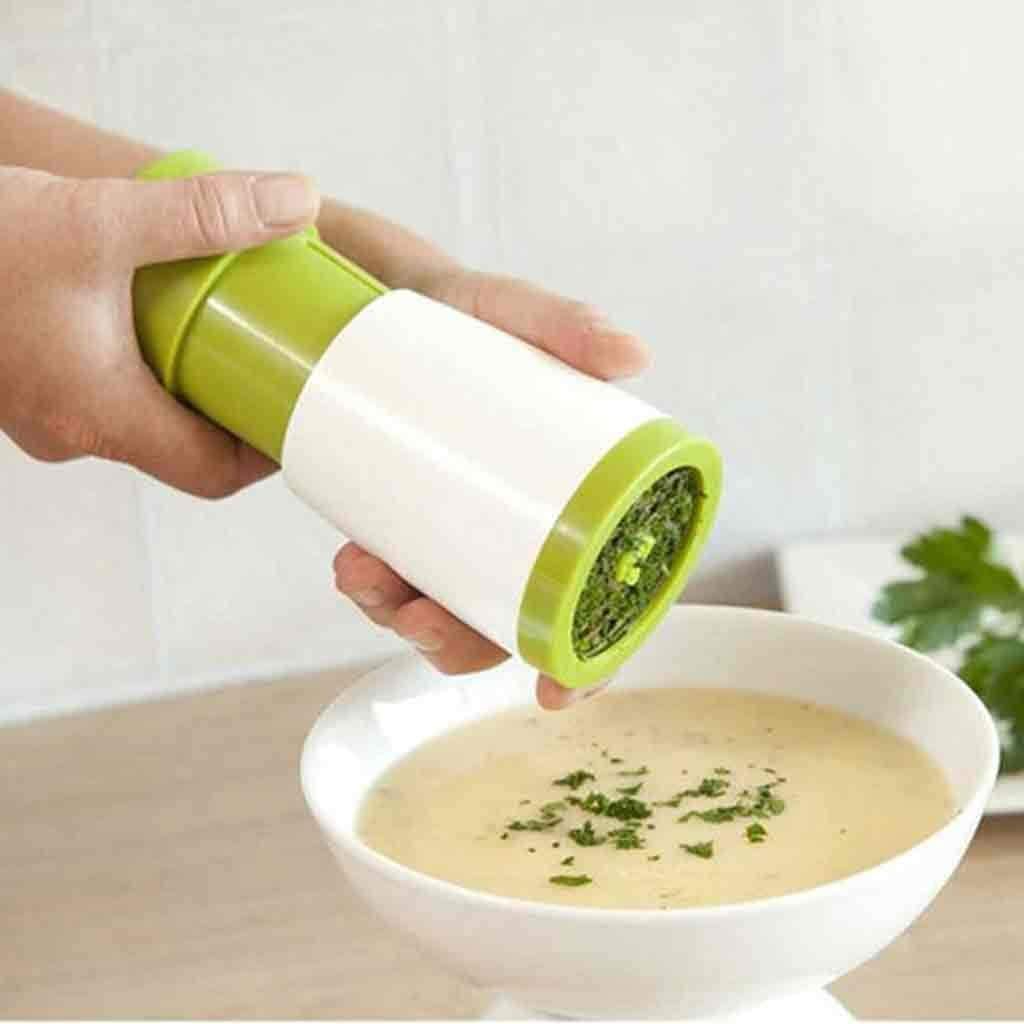 Hand Operated Herb Grinder Spice Mill Parsley Shredder Chopper Fruit Vegetable C