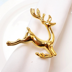 Deer Metal Napkin Rings for Wedding Decoration, Napkin Holder For Hotels & Resta