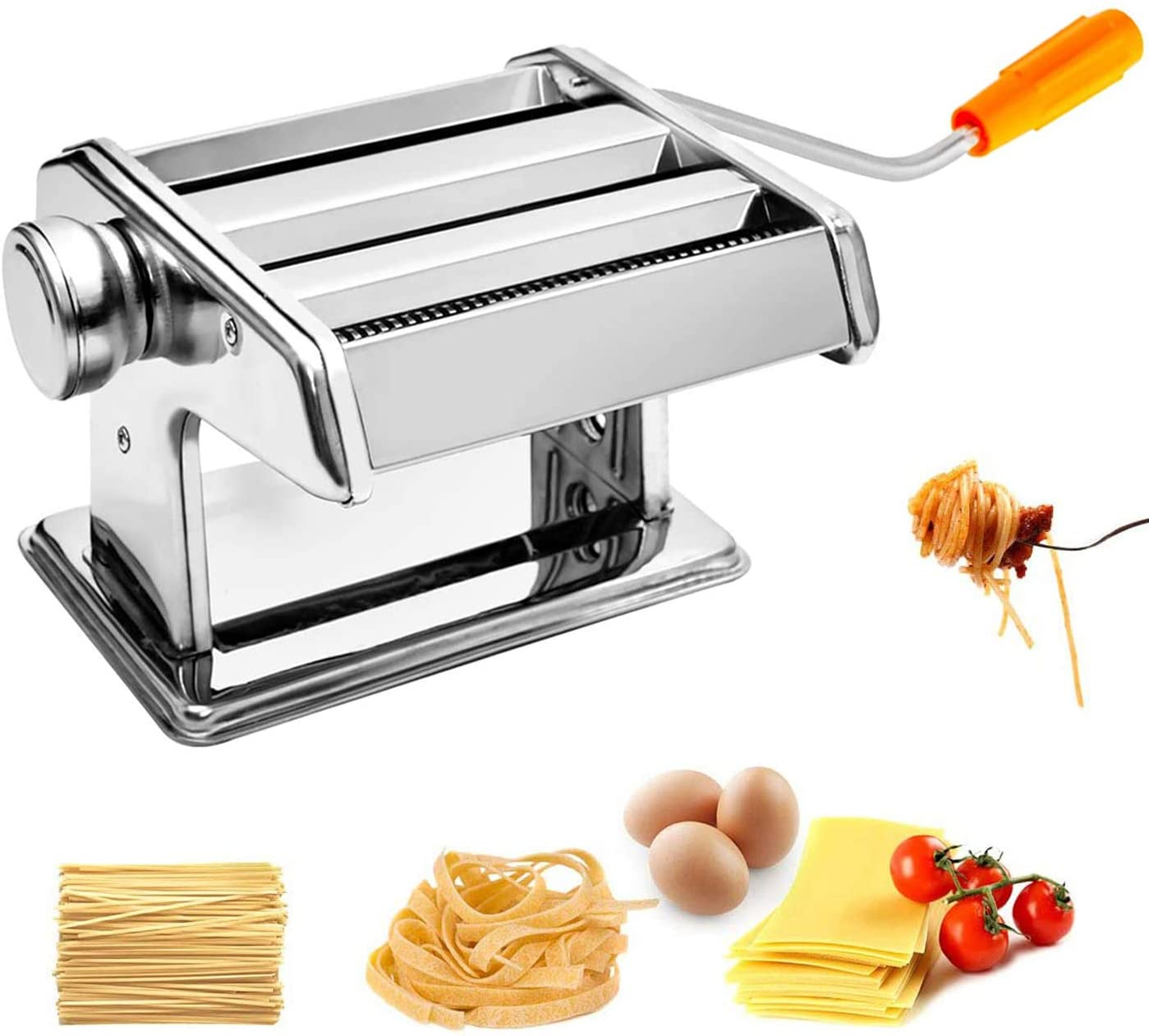 Stainless Steel Household Pasta Making Machine Manual Machine Manual Noodle Spag