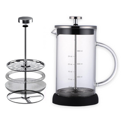 French Press Coffee Maker 1 Liter, Glass Coffee Maker, Hand Press Coffee Maker M