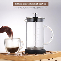 French Press Coffee Maker 1 Liter, Glass Coffee Maker, Hand Press Coffee Maker M