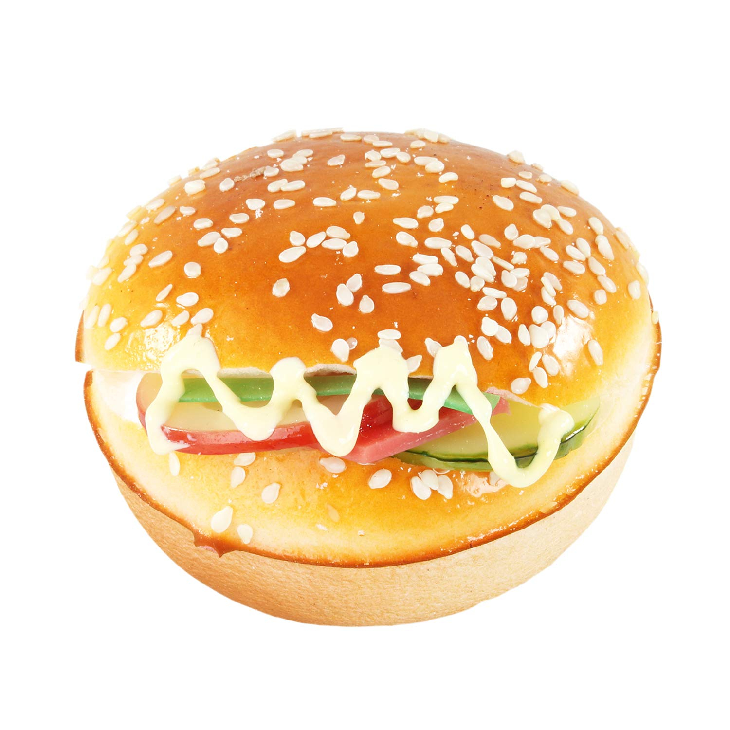 1 Piece Burger Shape Fridge Magnet, Cute Magnets, Fake Burger Refrigerator Decor