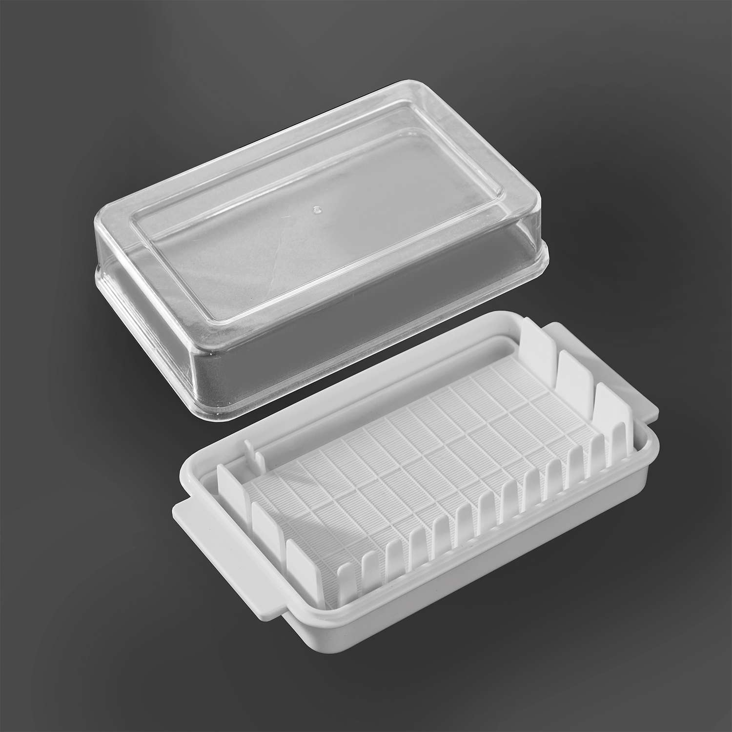 Buter Cutting Storage Box With Lid Buter Dish with Slicer for Easy Cutting, Chee