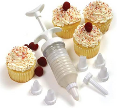 8 Piece's Set - Cupcake Filling Injector Cake Icing Decorating Set Frosting Cook