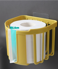 Random Color – Punch Free Wall Mounted Bathroom Tissue Roll Holder, Toilet Tissu