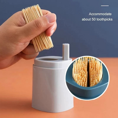 Random Color - Pop-Up Automatic Toothpick Dispenser Toothpick Holder, Toothpick