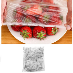 100 Piece's - Disposable Cling Film, Plastic Food Wrap, Heat Resistance Cling Fo