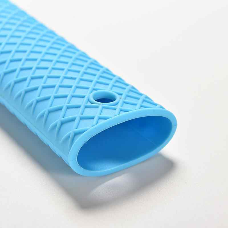 Random Color Silicone Heat Resistance Hot Pan Handle Cover, Silicone Pot Grip