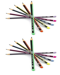 ORO Trifle Pencil Art # 1001 Multi Color (12 Pcs)