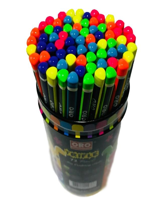 ORO Trifle Pencil Art # 1001 Multi Color (12 Pcs)