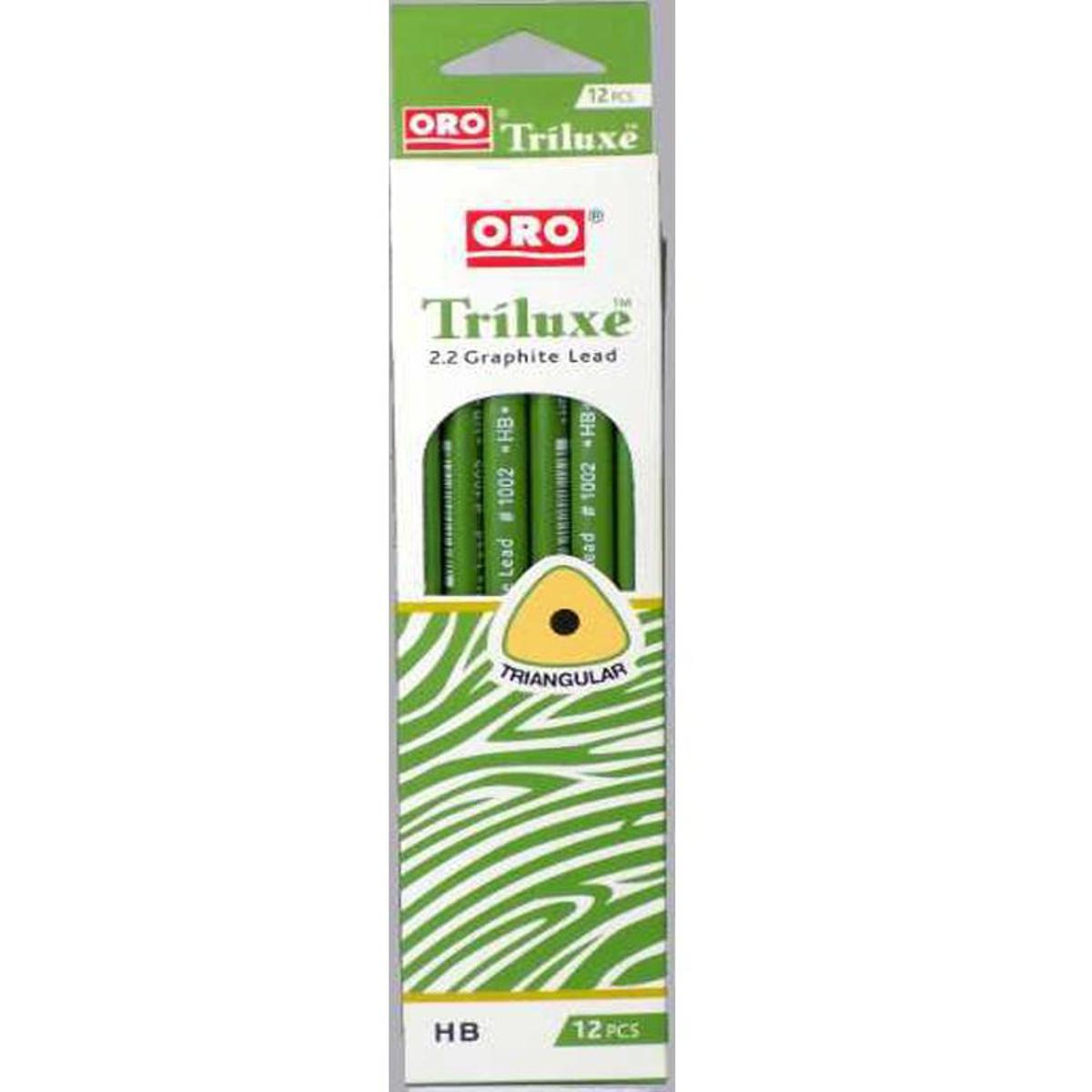 ORO Triluxe Pencil Art # 1002 Green (12 Pcs)