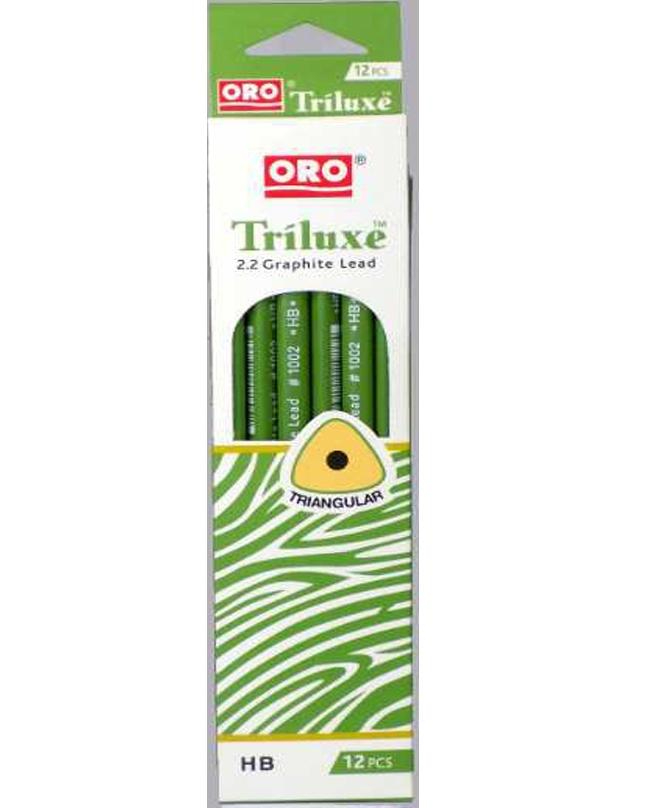 ORO Triluxe Pencil Art # 1002 Green (12 Pcs)