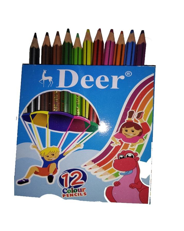 Super Sonic 12 Color Pencil Half Art# 2-12 (3 Pcs)