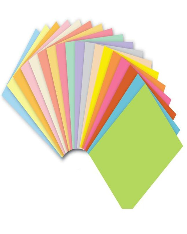 Pack of 50 Color Paper A4 Size - Multicolour