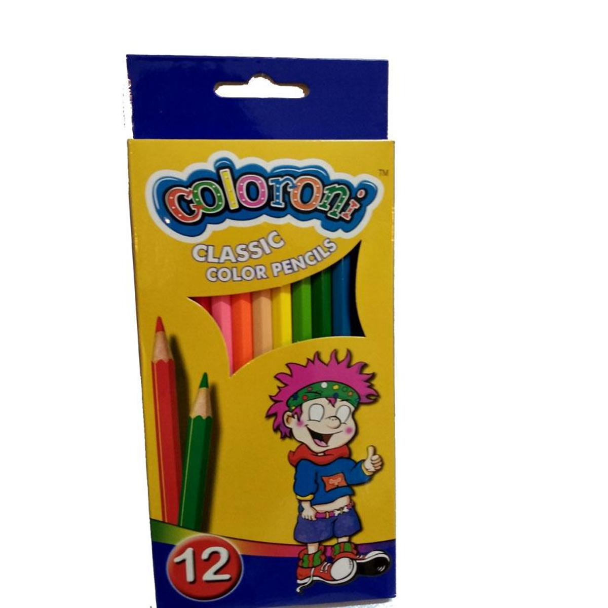 Coloroni 12 Classic Color Pencil Art # 4000 (1 Pcs)