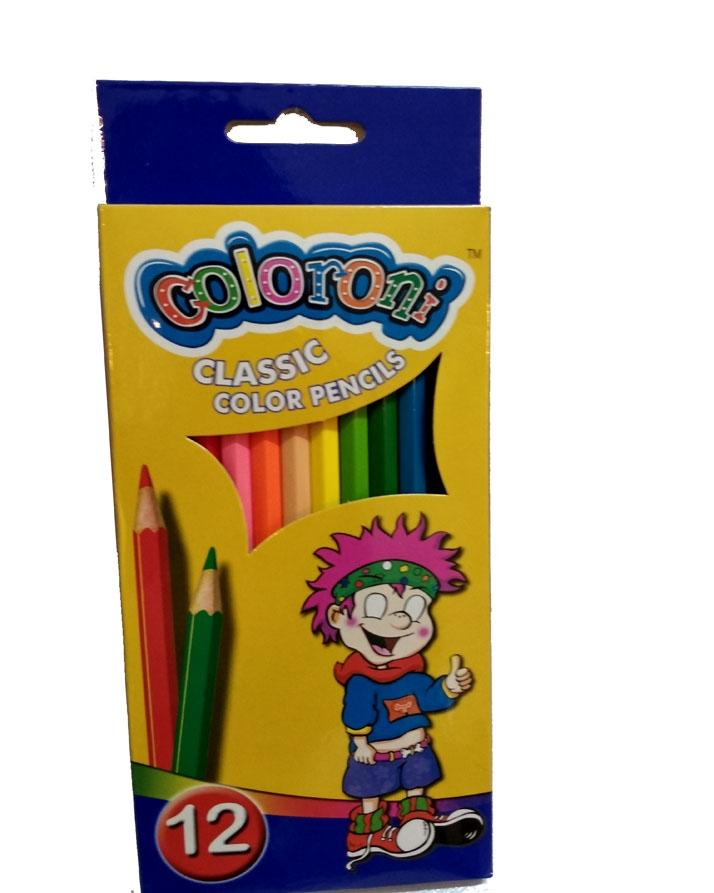 Coloroni 12 Classic Color Pencil Art # 4000 (1 Pcs)