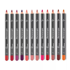 Colour Lip Pencil Liner Set Highly Pigmented | 2 in 1 Lip liner Set & Eyeliner S