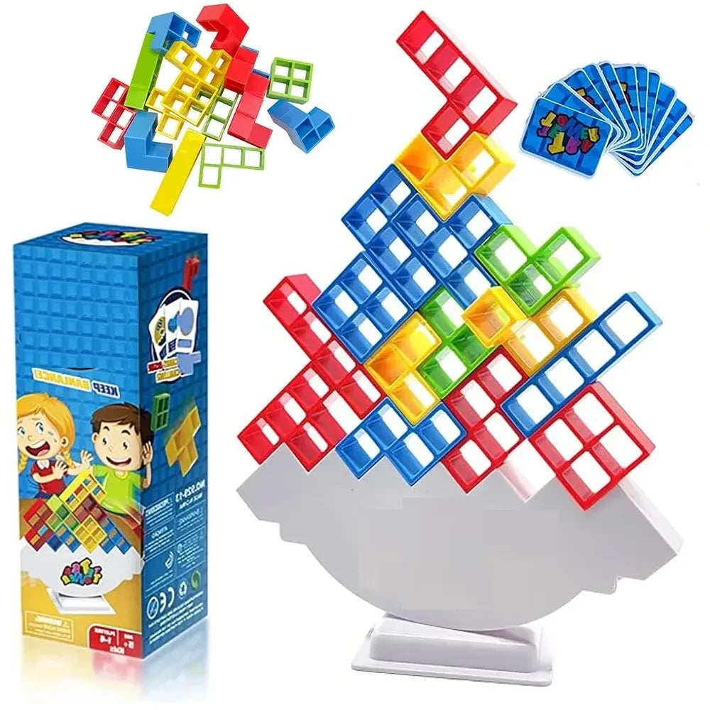 Tetra Tower Stacking Blocks Balance Game - Tetra Tower Game, Russian Building Bl