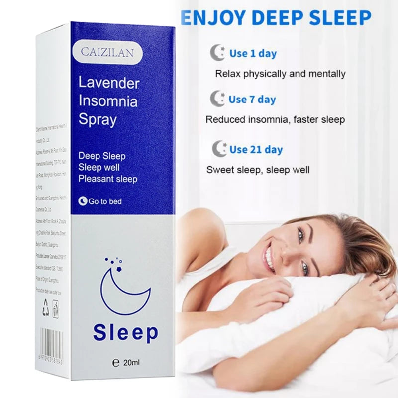 20ml Lavender Insomnia Spary Deep Sleep Pleasant Sleep Insomnia Essential Oil So