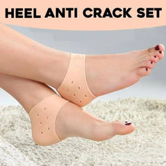 1 Pair of Silicone Gel Heel Crack Protector Anti Crack Moisturizing Foot Pain So