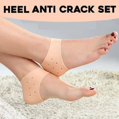 1 Pair of Silicone Gel Heel Crack Protector Anti Crack Moisturizing Foot Pain So