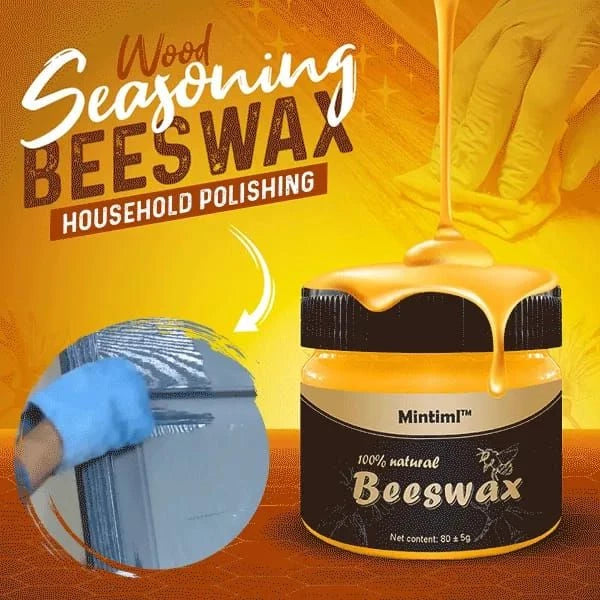 Beeswax Furniture Polish - Natural Wood Wax, 85G