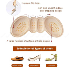 A Pair Of Soft Orthopedic Insoles Insole Anti-slip Shoe Grip Anti Skid Shoe Cush