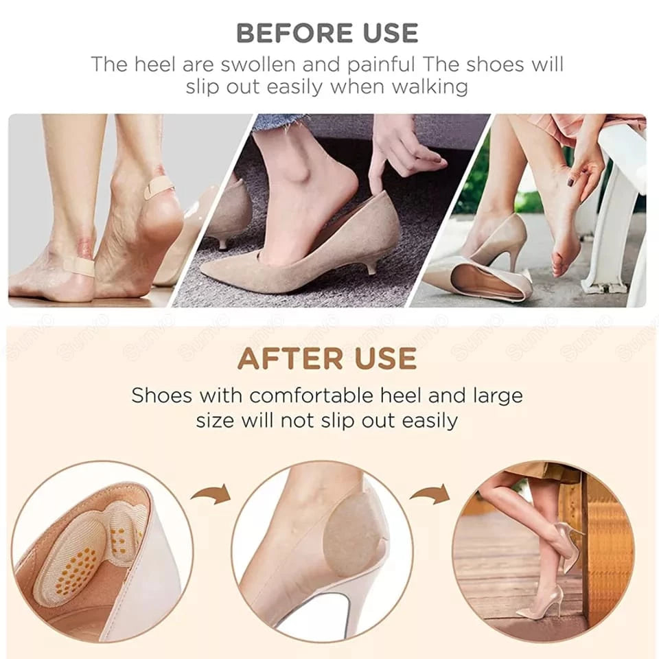 A Pair Of Soft Orthopedic Insoles Insole Anti-slip Shoe Grip Anti Skid Shoe Cush