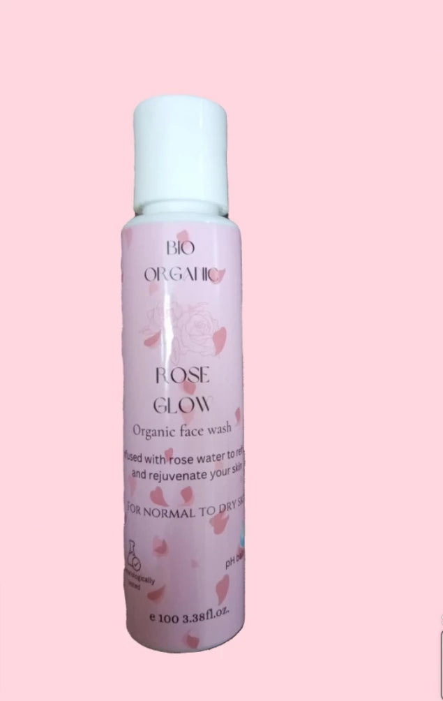 Rose glow face wash