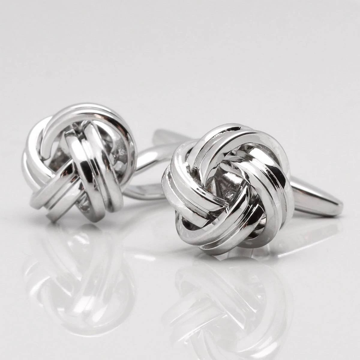 Silver/Golden Knot Cufflinks for Men