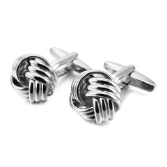 Silver/Golden Knot Cufflinks for Men