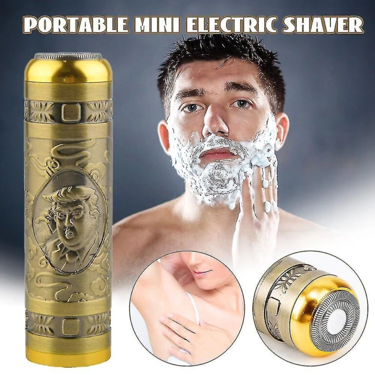 T8 Mini Portable Electric Shaver for Men and Women, Travelling Washable USB Bear