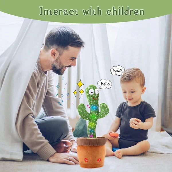 Dancing Talking Cactus Toy with USB Charge