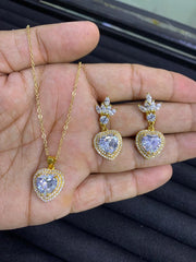 China zircon locket set