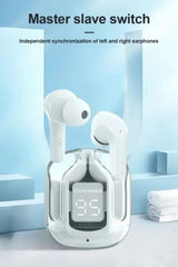 EARBUDS AIR 31 AIRPODS WIRELESS EARBUDS WITH CRYSTAL TRANSPARENT CASE