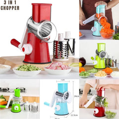 3 in 1 Vegetable Chopper - Drum Style Cutter