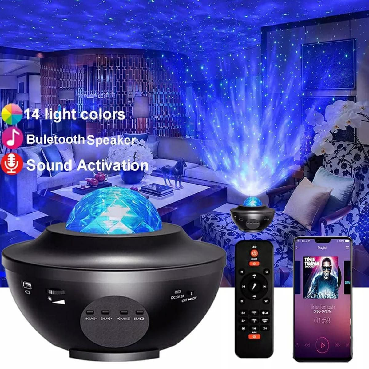 Galaxy Projector Star Light Speaker