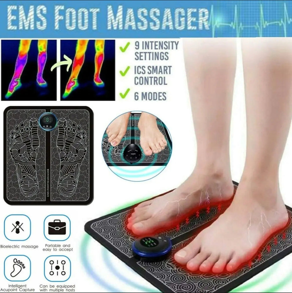 Electric EMS Foot Massager Reflexology Pain Foot Massager