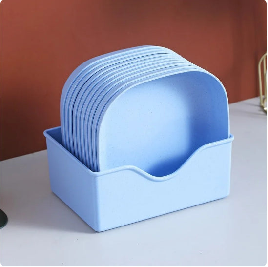 10Pcs Multi-function Spit Bone Dish Household